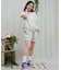 Hurley(ハーレー)半袖Tシャツ テリー アイコン バックオープン ショートスリーブ Tシャツ ワンポイント WSS2421016 レディース ムラサキスポーツ