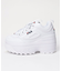 FILA/レディース Disruptor 2 Wedge ディスラプター 2 ウェッジ WFW22044125 厚底 フィラ シューズ スニーカー メンズ レディース ムラサキスポーツ