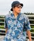 【ムラサキスポーツ限定】MIGHTY SURF CLUB(マイティサーフクラブ)半袖シャツ アロハシャツ 総柄 セットアップ対応 MIGHTY CROWN MTS25SS01/メンズ ムラサキスポーツ