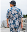 【ムラサキスポーツ限定】MIGHTY SURF CLUB(マイティサーフクラブ)半袖シャツ アロハシャツ 総柄 セットアップ対応 MIGHTY CROWN MTS25SS01/メンズ ムラサキスポーツ