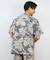 【ムラサキスポーツ限定】MIGHTY SURF CLUB(マイティサーフクラブ)半袖シャツ アロハシャツ 総柄 セットアップ対応 MIGHTY CROWN MTS25SS01/メンズ ムラサキスポーツ