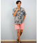 【ムラサキスポーツ限定】MIGHTY SURF CLUB(マイティサーフクラブ)半袖シャツ アロハシャツ 総柄 セットアップ対応 MIGHTY CROWN MTS25SS01/メンズ ムラサキスポーツ