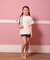 RUSTY/キッズ 水着 4点セット 964806 セパレートタイプ タンクトップ 半袖 Tシャツ ショートパンツ ラスティー 女の子 ムラサキスポーツ
