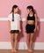 RUSTY/キッズ 水着 4点セット 964806 セパレートタイプ タンクトップ 半袖 Tシャツ ショートパンツ ラスティー 女の子 ムラサキスポーツ