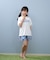 RUSTY(ラスティ)キッズ 水着 4点セット ビキニ トランクス ラッシュガード スイムウェア SET 965801/子供服 女の子 ムラサキスポーツ