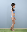 RUSTY(ラスティ)キッズ 水着 4点セット ビキニ トランクス ラッシュガード スイムウェア SET 965801/子供服 女の子 ムラサキスポーツ