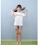RUSTY(ラスティ)キッズ 水着 4点セット ビキニ トランクス ラッシュガード スイムウェア SET 965801/子供服 女の子 ムラサキスポーツ