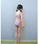 RUSTY(ラスティ)キッズ 水着 4点セット ビキニ トランクス ラッシュガード スイムウェア SET 965801/子供服 女の子 ムラサキスポーツ