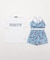 RUSTY(ラスティ)キッズ 水着 4点セット ビキニ トランクス ラッシュガード スイムウェア SET 965801/子供服 女の子 ムラサキスポーツ