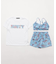 RUSTY(ラスティ)キッズ 水着 4点セット ビキニ トランクス ラッシュガード スイムウェア SET 965801/子供服 女の子 ムラサキスポーツ