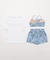 RUSTY(ラスティ)キッズ 水着 4点セット ビキニ トランクス ラッシュガード スイムウェア SET 965801/子供服 女の子 ムラサキスポーツ