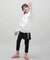 ROXY(ロキシー)キッズ 水着 UVケア 長袖ジップパーカー ラッシュガード MINI ARTSY FLORAL LOGO ST TLY251106/子供服 女の子 ムラサキスポーツ