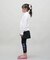 ROXY(ロキシー)キッズ 水着 UVケア 長袖ジップパーカー ラッシュガード MINI ARTSY FLORAL LOGO ST TLY251106/子供服 女の子 ムラサキスポーツ