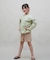 ROXY(ロキシー)キッズ 水着 2点セット UVケア 長袖ラッシュガード トランクス MINI HEAR THE WAVES TLY251108/子供服 女の子 ムラサキスポーツ