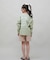 ROXY(ロキシー)キッズ 水着 2点セット UVケア 長袖ラッシュガード トランクス MINI HEAR THE WAVES TLY251108/子供服 女の子 ムラサキスポーツ