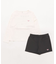 ROXY(ロキシー)キッズ 水着 2点セット UVケア 長袖ラッシュガード トランクス MINI HEAR THE WAVES TLY251108/子供服 女の子 ムラサキスポーツ