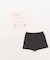 ROXY(ロキシー)キッズ 水着 2点セット UVケア 長袖ラッシュガード トランクス MINI HEAR THE WAVES TLY251108/子供服 女の子 ムラサキスポーツ