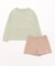 ROXY(ロキシー)キッズ 水着 2点セット UVケア 長袖ラッシュガード トランクス MINI HEAR THE WAVES TLY251108/子供服 女の子 ムラサキスポーツ