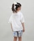 ROXY(ロキシー)キッズ 水着 3点セット ビキニ トランクス ラッシュガード MINI ARTSY FLORAL スイムウェア TSW251102/子供服 女の子 ムラサキスポーツ