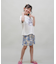 ROXY(ロキシー)キッズ 水着 3点セット ビキニ トランクス ラッシュガード MINI ARTSY FLORAL スイムウェア TSW251102/子供服 女の子 ムラサキスポーツ