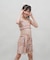 ROXY(ロキシー)キッズ 水着 3点セット ビキニ トランクス ラッシュガード MINI ARTSY FLORAL スイムウェア TSW251102/子供服 女の子 ムラサキスポーツ