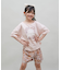 ROXY(ロキシー)キッズ 水着 3点セット ビキニ トランクス ラッシュガード MINI ARTSY FLORAL スイムウェア TSW251102/子供服 女の子 ムラサキスポーツ