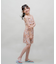 ROXY(ロキシー)キッズ 水着 3点セット ビキニ トランクス ラッシュガード MINI ARTSY FLORAL スイムウェア TSW251102/子供服 女の子 ムラサキスポーツ