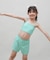 ROXY(ロキシー)キッズ 水着 3点セット ビキニ トランクス ラッシュガード MINI LA VIE TSW252060/子供服 女の子 ムラサキスポーツ