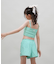 ROXY(ロキシー)キッズ 水着 3点セット ビキニ トランクス ラッシュガード MINI LA VIE TSW252060/子供服 女の子 ムラサキスポーツ