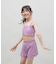 ROXY(ロキシー)キッズ 水着 3点セット ビキニ トランクス ラッシュガード MINI LA VIE TSW252060/子供服 女の子 ムラサキスポーツ