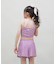 ROXY(ロキシー)キッズ 水着 3点セット ビキニ トランクス ラッシュガード MINI LA VIE TSW252060/子供服 女の子 ムラサキスポーツ