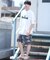 【ムラサキスポーツ限定】DEVILUSE(デビルユース)水陸両用 ラッシュガード 半袖Tシャツ オーバーサイズ 243OO1ST301DU/メンズ ムラサキスポーツ
