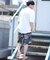 【ムラサキスポーツ限定】DEVILUSE(デビルユース)水陸両用 ラッシュガード 半袖Tシャツ オーバーサイズ 243OO1ST301DU/メンズ ムラサキスポーツ