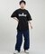 【ムラサキスポーツ限定】DEVILUSE(デビルユース)水陸両用 ラッシュガード 半袖Tシャツ オーバーサイズ 243OO1ST301DU/メンズ ムラサキスポーツ