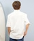 【ムラサキスポーツ限定】DEAR LAUREL(ディアローレル)半袖シャツ シアサッカー素材 軽量 ストレッチ 速乾 SEERSUCKER SHIRT D25S2404/メンズ ムラサキスポーツ