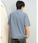 【ムラサキスポーツ限定】DEAR LAUREL(ディアローレル)半袖シャツ シアサッカー素材 軽量 ストレッチ 速乾 SEERSUCKER SHIRT D25S2404/メンズ ムラサキスポーツ