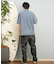【ムラサキスポーツ限定】DEAR LAUREL(ディアローレル)半袖シャツ シアサッカー素材 軽量 ストレッチ 速乾 SEERSUCKER SHIRT D25S2404/メンズ ムラサキスポーツ