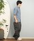 【ムラサキスポーツ限定】DEAR LAUREL(ディアローレル)半袖シャツ シアサッカー素材 軽量 ストレッチ 速乾 SEERSUCKER SHIRT D25S2404/メンズ ムラサキスポーツ