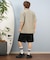【ムラサキスポーツ限定】DEAR LAUREL(ディアローレル)半袖シャツ シアサッカー素材 軽量 ストレッチ 速乾 SEERSUCKER SHIRT D25S2404/メンズ ムラサキスポーツ