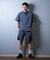 【ムラサキスポーツ限定】DEAR LAUREL(ディアローレル)半袖シャツ 接触冷感 吸汗速乾 COOL SHIRT D25S2405/メンズ ムラサキスポーツ