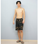 QUIKSILVER(クイックシルバー)水着 ボードショーツ サーフパンツ 水陸両用 ゴムトランクス ボタニカル QBS252004/メンズ ムラサキスポーツ
