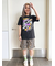 GTO(ジーティーオー)半袖Tシャツ トムとジェリー Tom and Jerry TJ-25-SS-02/レディース ムラサキスポーツ