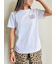 ANTIBAL(アンティバル)半袖Tシャツ バックプリント 252AN2ST468MU/レディース ムラサキスポーツ