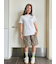 ANTIBAL(アンティバル)半袖Tシャツ バックプリント 252AN2ST468MU/レディース ムラサキスポーツ