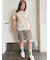 ANTIBAL(アンティバル)半袖Tシャツ バックプリント 252AN2ST468MU/レディース ムラサキスポーツ