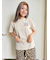 ANTIBAL(アンティバル)半袖Tシャツ バックプリント 252AN2ST468MU/レディース ムラサキスポーツ