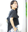 【ムラサキスポーツ限定】Ungrid(アングリッド)水着 ラッシュガード カッティング Tシャツ 半袖 水陸両用 ユーティリティ 無地 UVカット セットアップ対応 240801/レディース ムラサキスポーツ