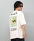 RVCA(ルーカ)半袖Tシャツ ビックシルエット バックプリント BF04A-200 BF04A200/メンズ ムラサキスポーツ