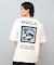 RVCA(ルーカ)半袖Tシャツ ビックシルエット バックプリント BF04A-200 BF04A200/メンズ ムラサキスポーツ