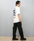 RVCA(ルーカ)半袖Tシャツ ビックシルエット バックプリント BF04A-200 BF04A200/メンズ ムラサキスポーツ